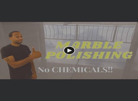 비디오 데모 : 100 % 대리석 바닥에 기계적 연마